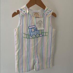The Beaufort Bonnet Company Multicolor Striped Bodysuit